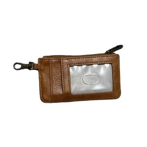Brown Faux Leather Wallet Thirty-One